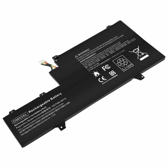 OM03XL New Compatible HP Elitebook X360 Battery 57WH - LaptopBatteries.ca