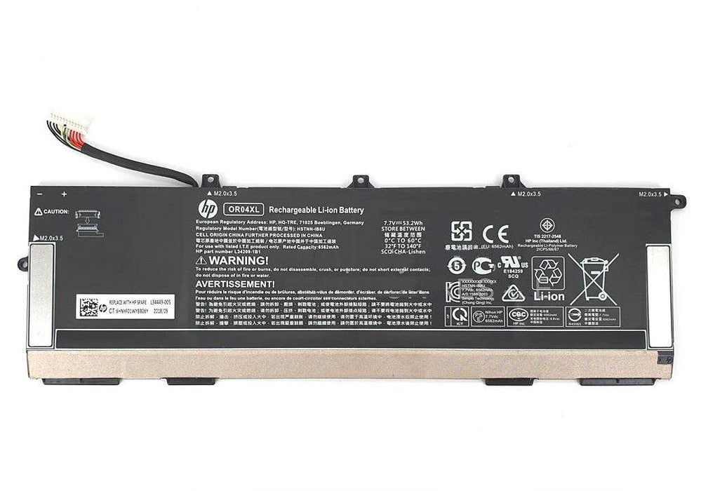 OR04XL New Genuine HP EliteBook OR04053XL Battery 53WH - LaptopBatteries.ca