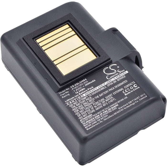 P1051378 New Zebra Printer P1031365-021 Replacement Battery - LaptopBatteries.ca