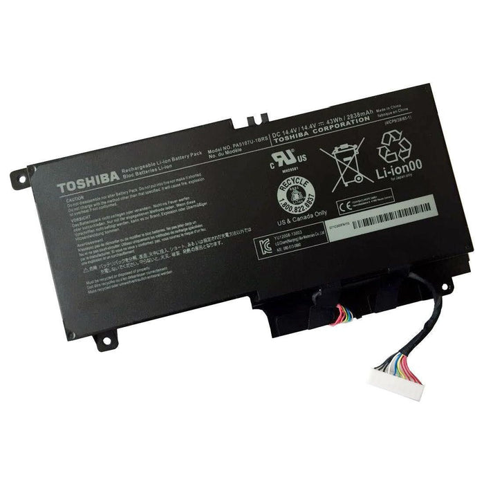 PA5107U-1BRS New Genuine Toshiba Satellite P50-A P50t-A P55-A P55t-A P50t-B Battery 43Wh - LaptopBatteries.ca