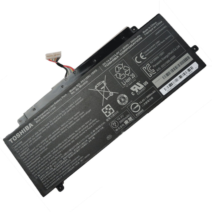 PA5189U-1BRS New Genuine Toshiba Satellite Radius P50W-B P55W P55W-B Battery 60Wh PA5189U-1BRS - LaptopBatteries.ca