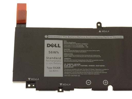 5XJ6R New Dell OEM Original Precision 5750 5760 / XPS 9700 9710 3-Cell 56Wh Laptop Battery - 5XJ6R - LaptopBatteries.ca