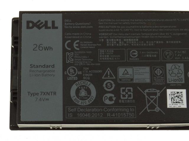 7XNTR Dell OEM Latitude 12 Rugged Tablet (7202 / 7212) 2-cell 26Wh Original Laptop Battery - w/ 1 Year Warranty - LaptopBatteries.ca