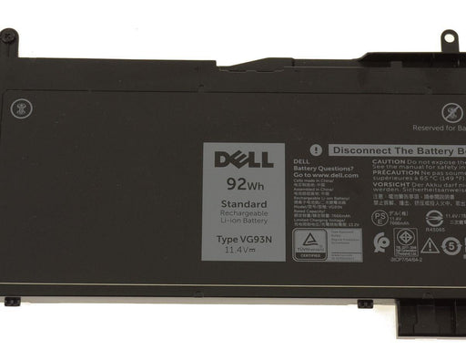 VG93N New Dell OEM Original Precision 3520 / 3530 6-Cell 92Wh Laptop Battery - VG93N - LaptopBatteries.ca