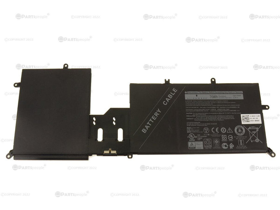 Y9M6F Dell OEM Original Alienware m15 R2 / m17 R2 76Wh 6-cell Laptop Battery - w/ 1 Year Warranty - LaptopBatteries.ca