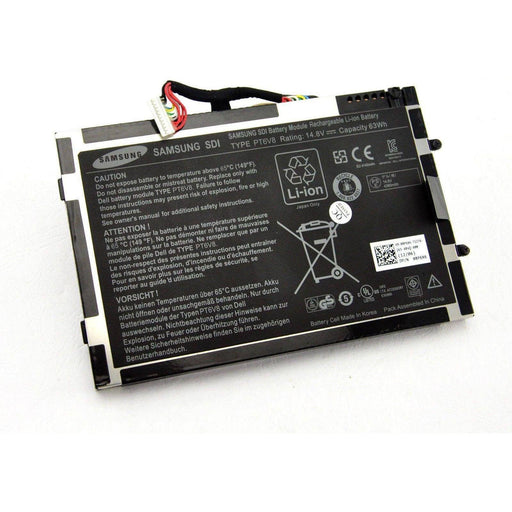 PT6V8 New Dell 8P6X6 T7YJR P06T O8P6X6 KR-O8P6X6 Battery 63Wh - LaptopBatteries.ca