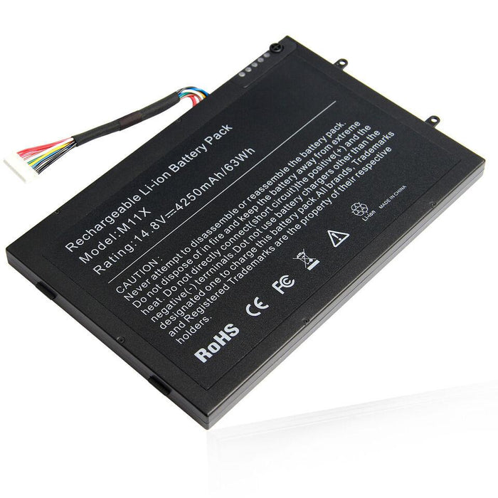 PT6V8 New Compatible Dell Alienware M11x M11xR2 M11xR3 Battery 63WH - LaptopBatteries.ca