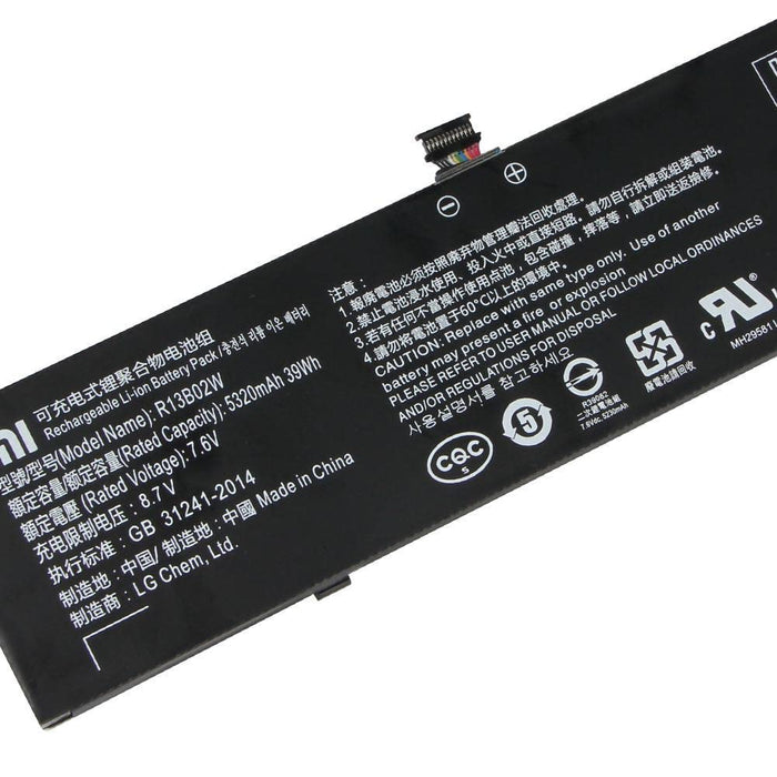 R13B02W New Genuine Xiaomi Mi Air R13B01W Battery 39WH - LaptopBatteries.ca