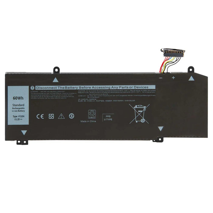 New Compatible Dell Alienware M15 M17 R1 2018 G5 5590 G7 7590 7790 Battery 60Wh 1F22N HYWXJ JJPFK