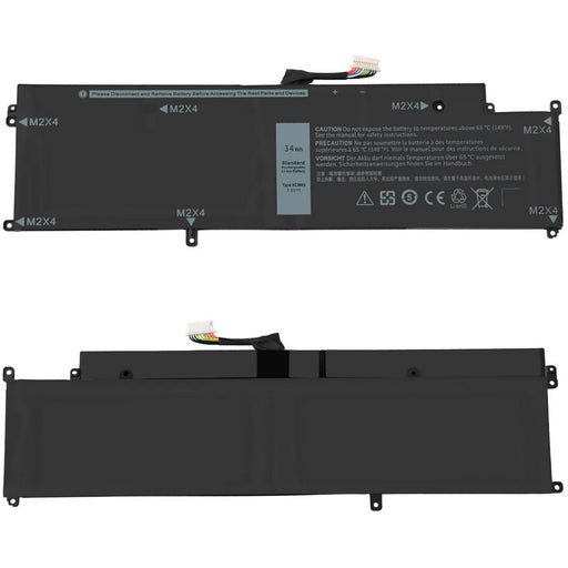 XCNR3 New Compatible Dell Latitude 13 7370 E7370 Ultrabook Series Battery WY7CG P63NY 34Wh - LaptopBatteries.ca