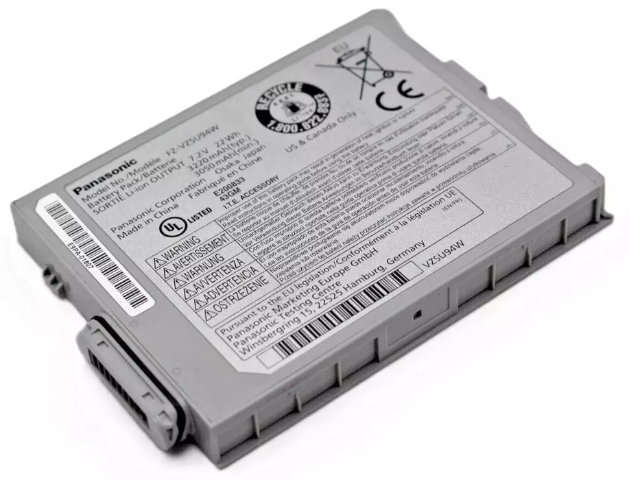 New Genuine Panasonic ToughBook FZ-M1 FZ-B2 FZ-VZSU94R FZ-VZSU94W FZ-VZSU95W Battery for 7.2V 3220mAh - LaptopParts.ca