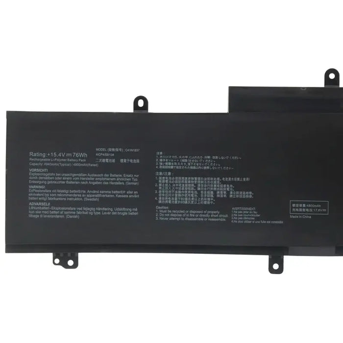 C41N1837 New Comaptible Asus ROG Zephyrus GU502G GU502GV GA502DU GX502GV 76Wh Battery
