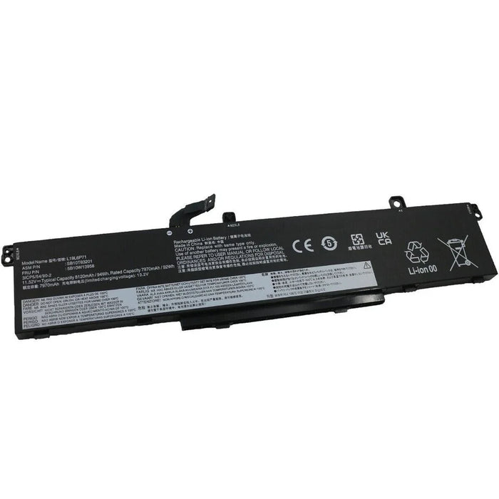 New Compatible Lenovo ThinkPad P15 P17 T15G 2nd Gen Battery L19L6P71 L19C6P71 5B10W13958