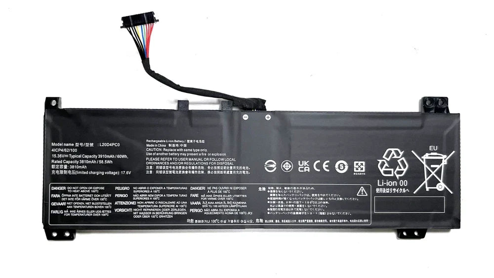 New Compatible Lenovo Legion 5-15ITH6H 5-15ACH6A Battery 60Wh 15.36V L20C4PC0 L20D4PC0