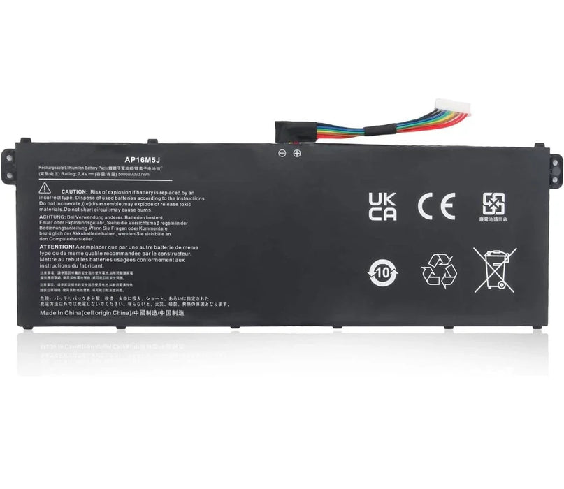New Compatible Acer Aspire A315-33 A315-41 A315-53 37Wh Battery KT.00205.006 AP16M5J