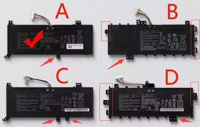 New Compatible Asus X512UF X512FB X512FA X712UA X512JP Battery C21N1818 C21N1818-2 B21N1818
