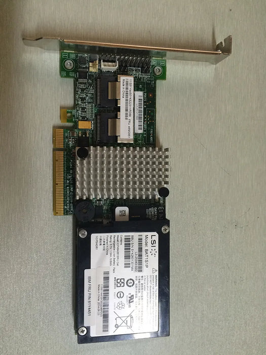 New IBM M5015 81Y4419 SAS RAID Controller PCI-E with BATTERY 46M0851 - LaptopParts.ca