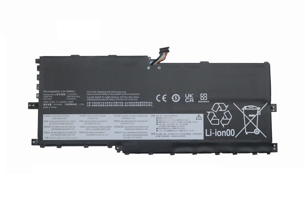 New Compatible Lenovo ThinkPad X1 Yoga-20LG Battery 54WH - LaptopParts.ca