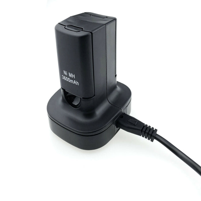 New Dual Battery Charger Charging Station Dock For Xbox 360 Controller + 2x Battery - LaptopParts.ca