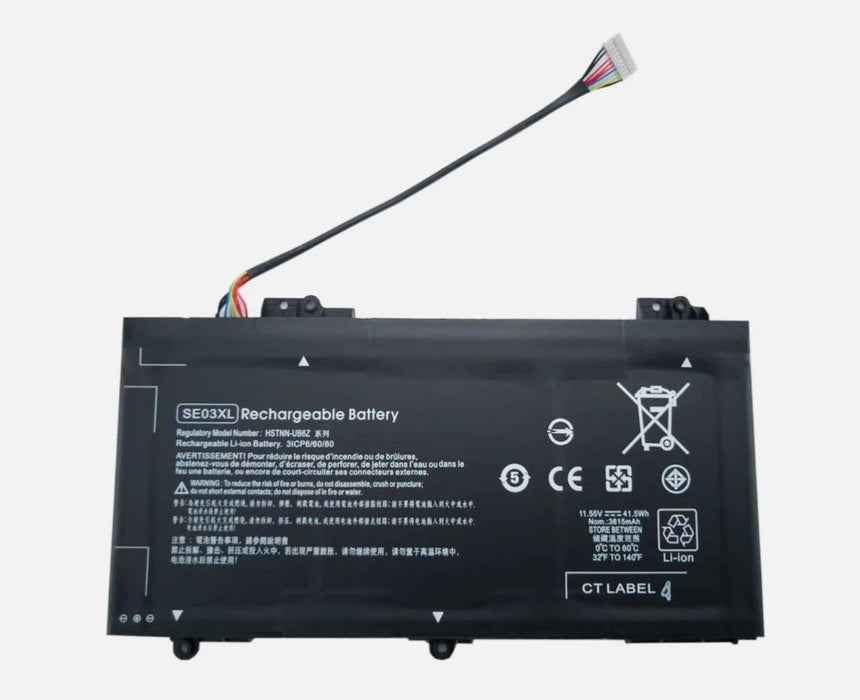 New Compatible HP SE03XL SE03041XL HSTNN-LB7G HSTNN-UB6Z Battery 41.5Wh
