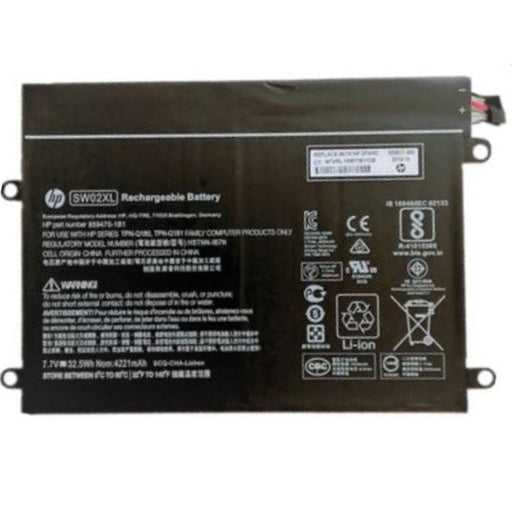SW02XL New Genuine HP Notebook X2 10-P Battery 32.5WH - LaptopBatteries.ca
