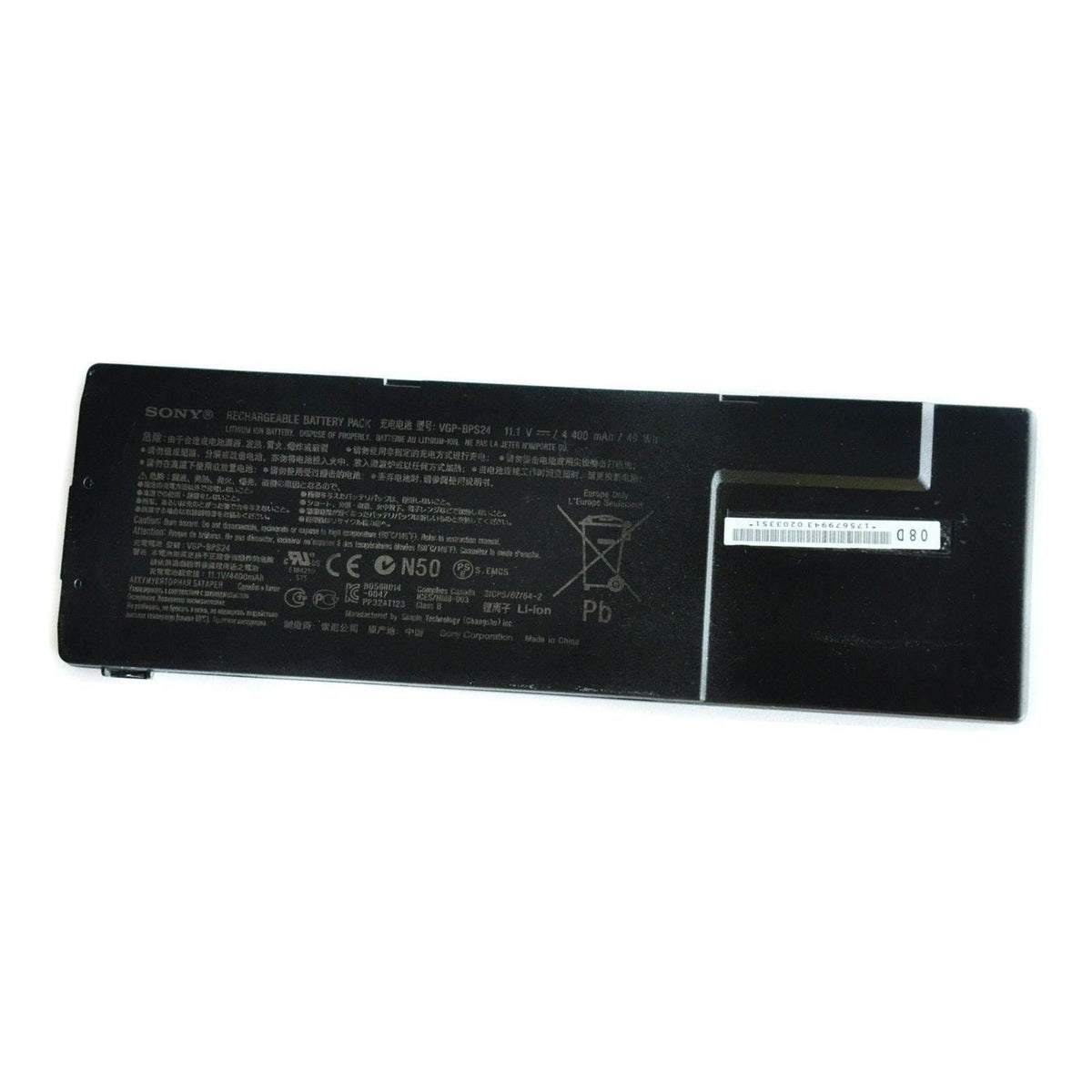 Batterie D'ORIGINE SONY VPC-X135LK/P VPC-X135E BPS19