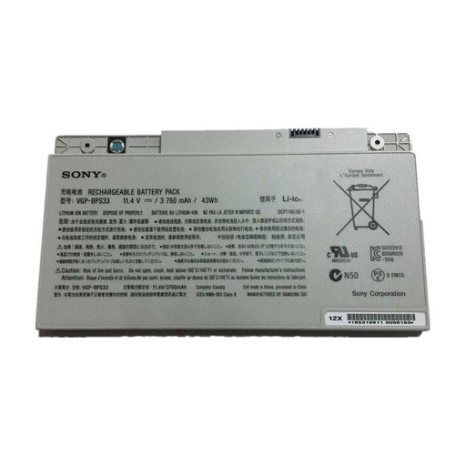 VGP-BPS33 New Genuine Sony Battery 43Wh - LaptopBatteries.ca