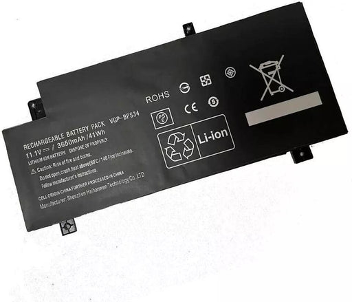 VGP-BPS34 New Compatible Sony Vaio SVF15A1CCXB SVF15A1DPXB SVF15AC1QL Battery 41Wh - LaptopBatteries.ca