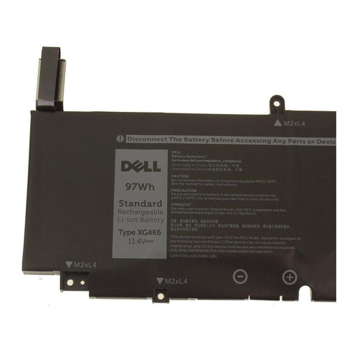 XG4K6 New Genuine Dell 01RR3 0F8CPG Battery 97WH - LaptopBatteries.ca