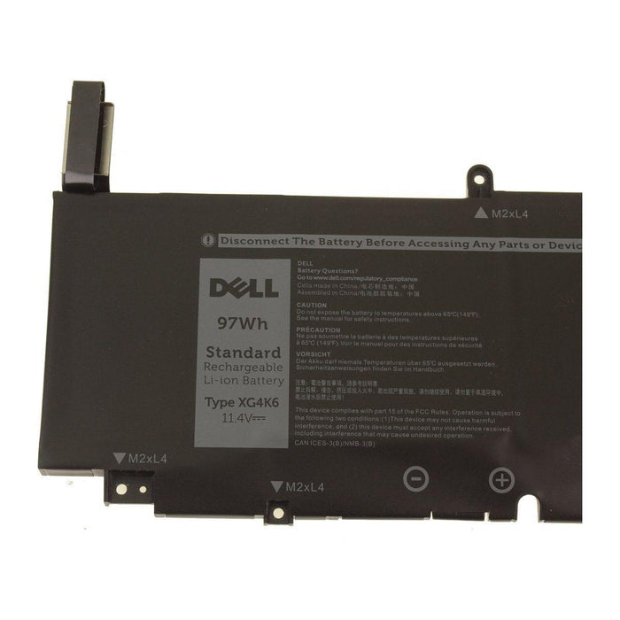 XG4K6 New Genuine Dell XPS 17 9700 9710 9720 Battery 97WH - LaptopBatteries.ca