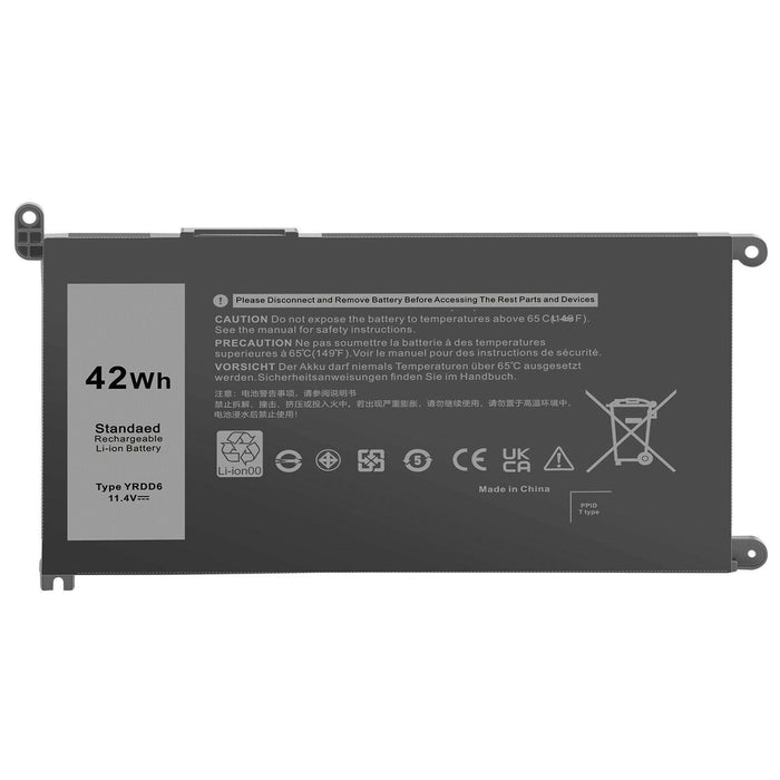 YRDD6 New Compatible Dell Inspiron 14 5482 5485 2-In-1 Battery 42WH - LaptopBatteries.ca